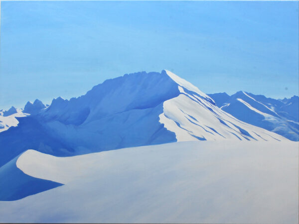 "O.T. Omesberg III" 120 x 160 cm, Acryl auf Leinwand, Felix Rieger 2017/18