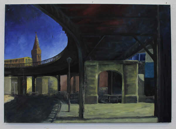 "Oberbaumbrücke IV" 50 x 70 cm Öl auf Leinwand, Felix Rieger 2010