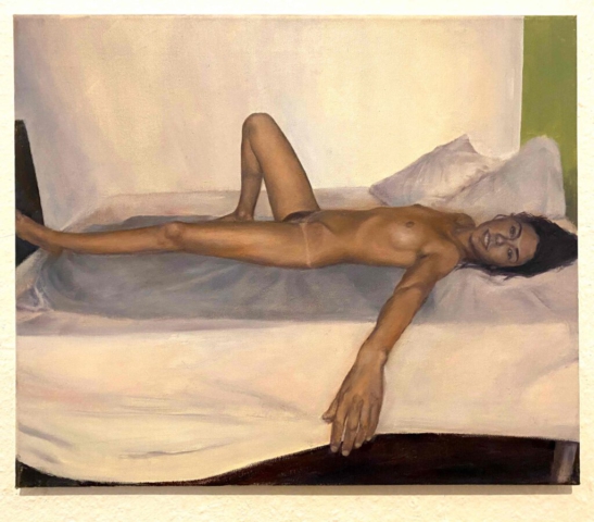 "Maria, BCN" oil on canvas, 48 x 55 cm, Felix Rieger 2012