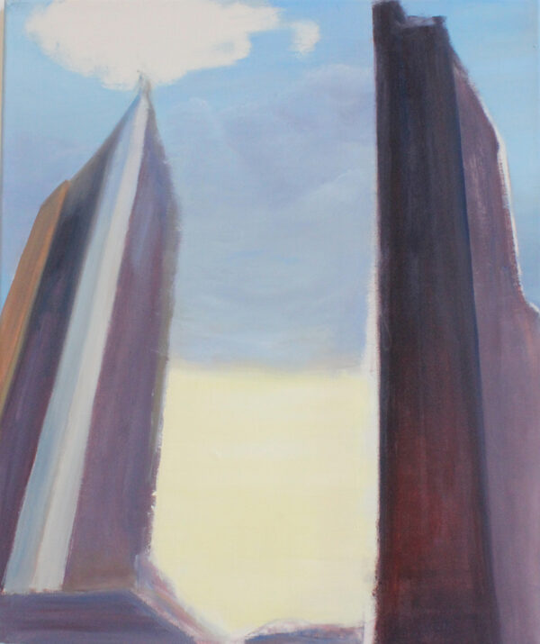 "Potsdamer Platz II" Öl auf Leinwand, 60 x 50 cm, Felix Rieger 2013