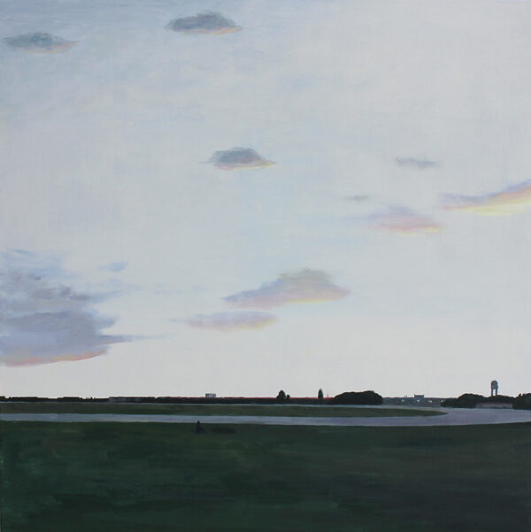"Tempelhofer Freiheit" 95 x 95 cm, Acryl & Öl auf Leinwand, Felix Rieger 2015