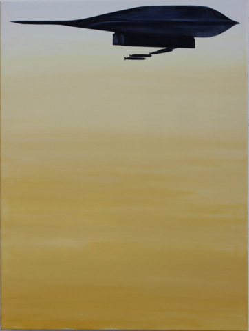 "Too Late" 80 x 60 cm, Acryl auf Leinwand, Felix Rieger 2015