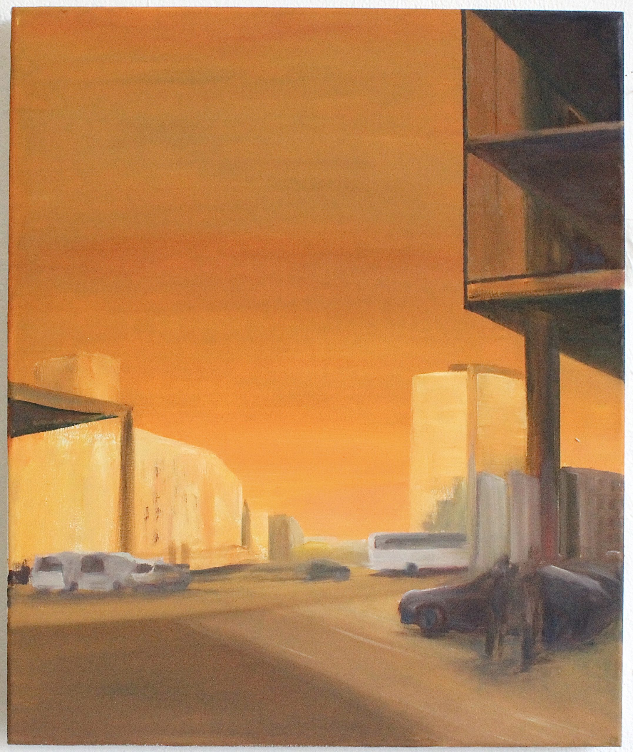 "Potsdamer Platz III" Öl auf Leinwand, 60 x 50 cm, Felix Rieger 2013