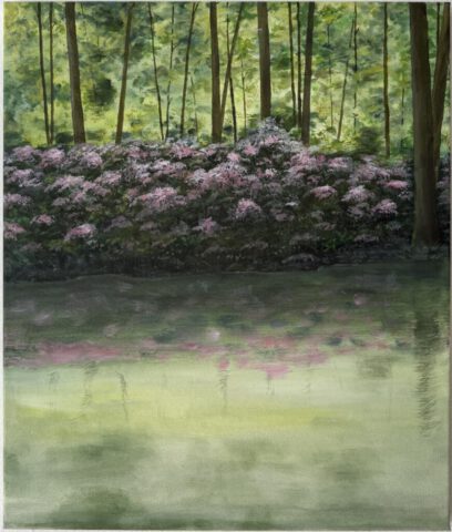 „Tiergarten XVII“ 65 x 55 cm, acrylic on canvas, Felix Rieger 2024 /25