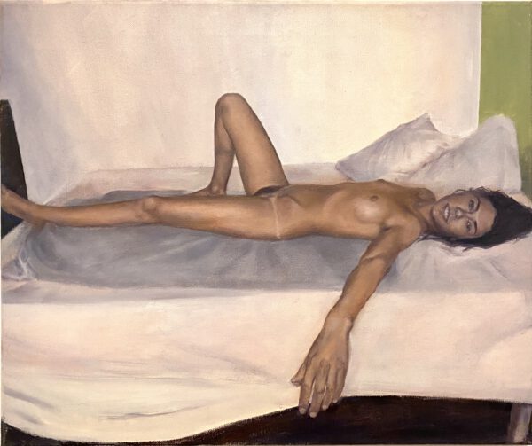 "Maria, Barcelona" oil on canvas, 48 x 55 cm, Felix Rieger 2012